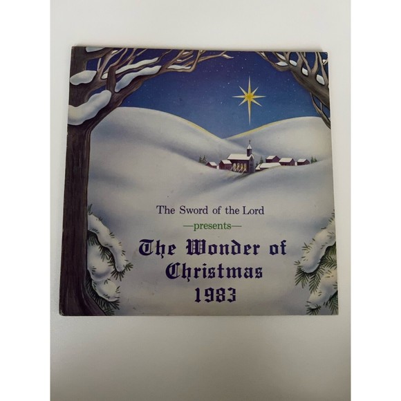 The Sword Of The Lord Presents The Wonder of Christmas 1983 LP AMR Record VG - Picture 1 of 8